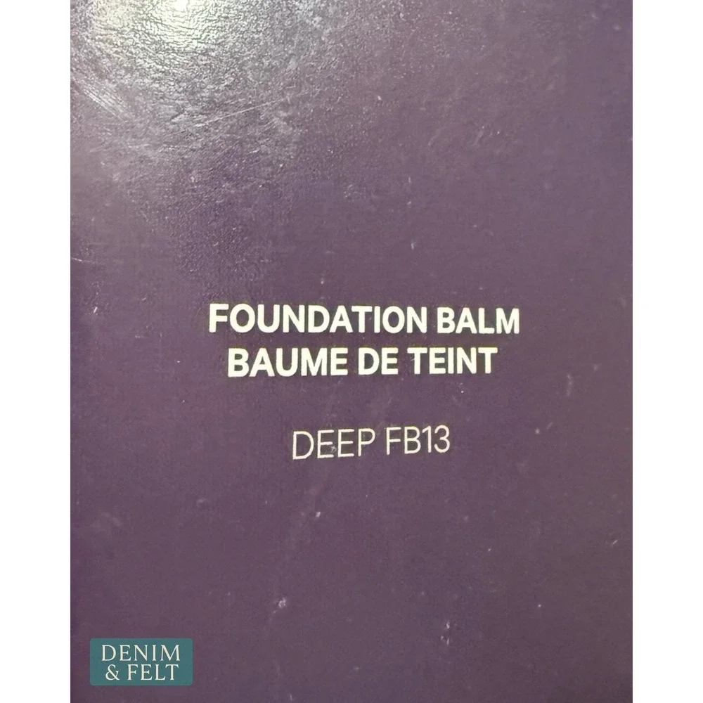NEW Kevyn Aucoin Foundation Balm Deep FB13 Full Coverage Cream with Brush